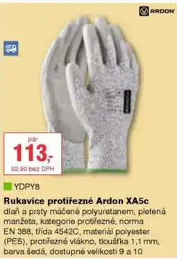 DEK Rukavice protiřezné Ardon XA5c nabídka