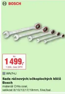 DEK Sada ráčnových/očkoplochých klíčů Bosch nabídka