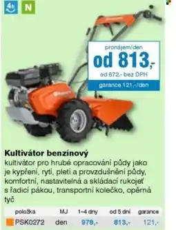 DEK Kultivátor benzínový nabídka