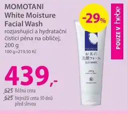 Hebe MOMOTANI White Moisture Facial Wash nabídka