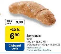 Tesco Žitný rohlík nabídka
