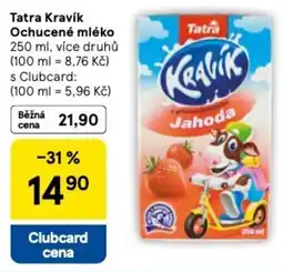 Tesco Tatra Kravík Ochucené mléko nabídka