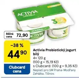 Tesco Activia Probiotický jogurt bílý nabídka