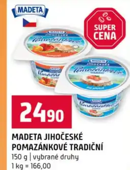 Terno Madeta jihočeské pomazánkové tradiční nabídka