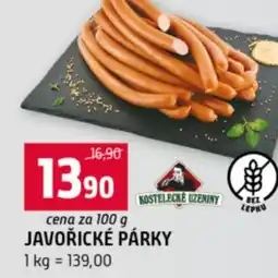 Terno Javořické párky nabídka
