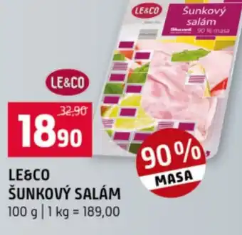 Terno LE&CO Šunkový salám nabídka
