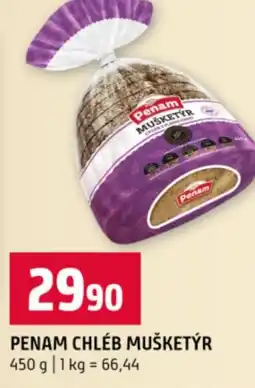 Terno Penam chleb mušketýr nabídka