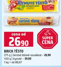 Terno Brick těsto nabídka