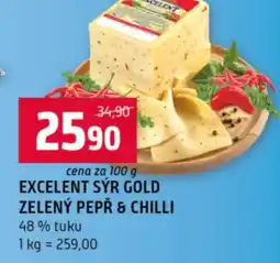 Terno Excelent sýr gold zelený pepř & chilli nabídka