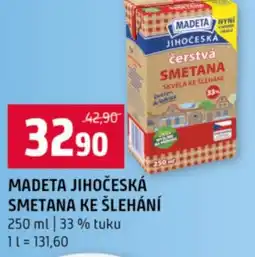 Terno Madeta jihočeská smetana ke šlehání nabídka