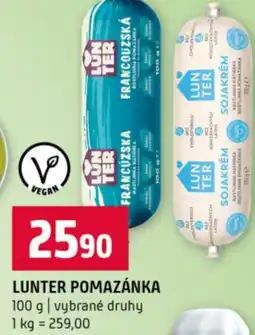 Terno Lunter pomazánka nabídka