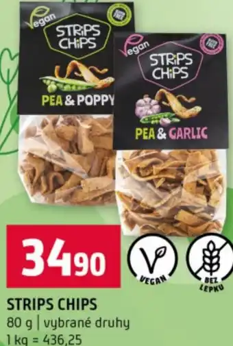 Terno Strips chips nabídka