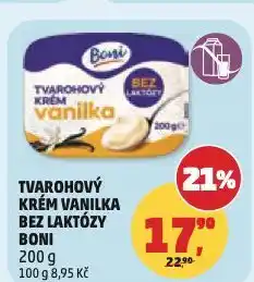 Penny Market Tvarohový krém vanilka bez laktózy nabídka