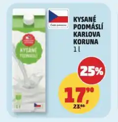 Penny Market Kysané podmáslí nabídka