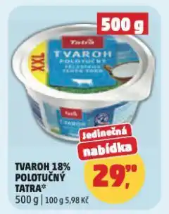 Penny Market Tatra tvaroh polotučný nabídka