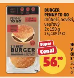 Penny Market Burger nabídka
