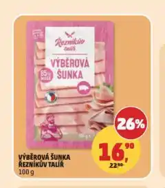 Penny Market Výběrová šunka nabídka