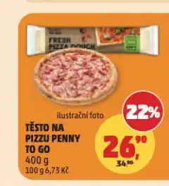Penny Market Těsto na pizzu nabídka