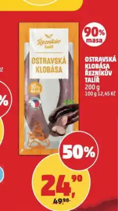 Penny Market Ostravská klobása nabídka