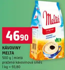 Terno Kávoviny melta nabídka