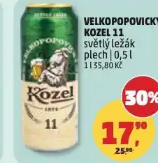 Penny Market Pivo velkopopovický kozel nabídka
