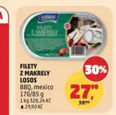 Penny Market Losos filety z makrely nabídka