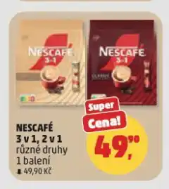 Penny Market Káva nescafé 3v1 nabídka