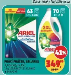 Penny Market Ariel prací gel nabídka