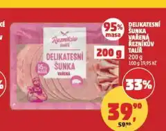 Penny Market Delikatesní šunka vařená nabídka