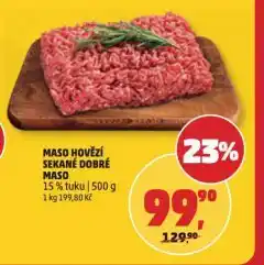 Penny Market Maso hovězí sekané nabídka