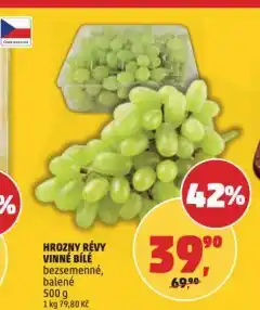 Penny Market Hrozny révy vinné bílé nabídka