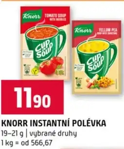 Terno Knorr instantní polévka nabídka