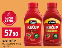Terno Hamé kečup nabídka