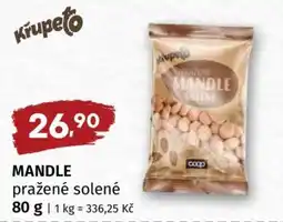 Terno Mandle pražené solené nabídka