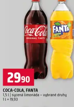 Terno Coca-cola, fanta nabídka