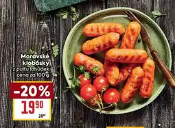 Billa Moravské klobásky nabídka