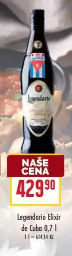 Billa Legendario Elixir de Cuba 0,7 l nabídka