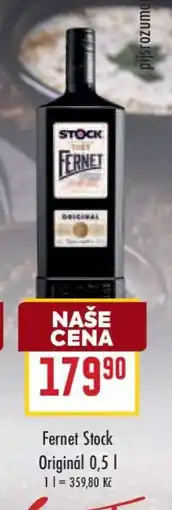 Billa Fernet Stock nabídka