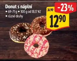 Albert Donut s náplní nabídka
