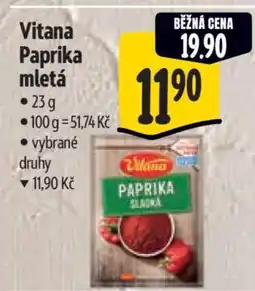 Albert Vitana Paprika mletá nabídka