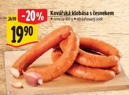 Albert Kovářská klobása s česnekem nabídka