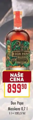 Billa Don Papa Masskara 0,7 l nabídka