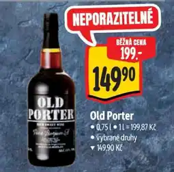 Albert Old Porter nabídka