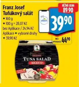 Albert Franz Josef Tuňákový salát nabídka