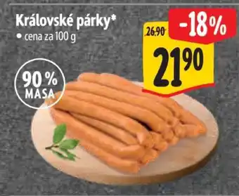 Albert Královské párky nabídka