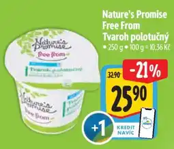 Albert Nature’s Promise Free from Tvaroh polotučný nabídka