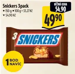 Albert SNICKERS 3PACK nabídka