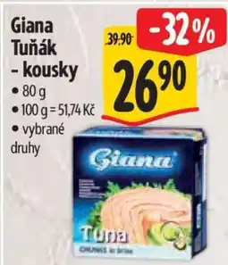 Albert Giana Tuňák kousky nabídka