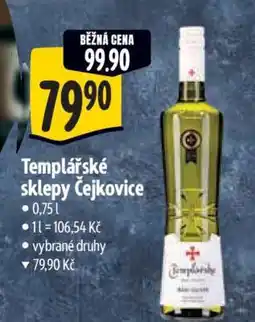 Albert Templářské sklepy Čejkovice nabídka