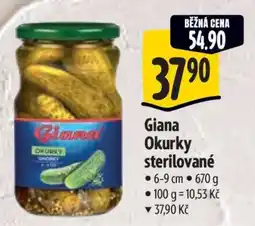 Albert Giana Okurky sterilované nabídka